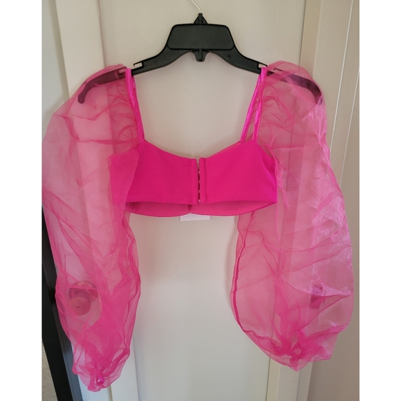 Nookie Illusion Crop - Neon Pink - Picture 5 of 6